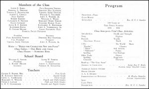 1934 Commencement Program for Lewis Babel Sr.
